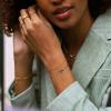 imageDainty Layered Evil Eye Bracelets for Women 14K Gold Filled Adjustable Bead Layering Bracelet Cute CZ Evil Eye Bar Coin Bracelet Gold Layered Paperclip Chain Bracelets for Women JewelryChain Evil EyeSatellite Chain