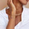 imageDainty Layered Evil Eye Bracelets for Women 14K Gold Filled Adjustable Bead Layering Bracelet Cute CZ Evil Eye Bar Coin Bracelet Gold Layered Paperclip Chain Bracelets for Women JewelryCoin Evil EyePearlCuban Chain