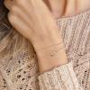 imageDainty Layered Evil Eye Bracelets for Women 14K Gold Filled Adjustable Bead Layering Bracelet Cute CZ Evil Eye Bar Coin Bracelet Gold Layered Paperclip Chain Bracelets for Women JewelryCross Evil EyeSatellite Chain