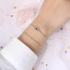 imageDainty Layered Evil Eye Bracelets for Women 14K Gold Filled Adjustable Bead Layering Bracelet Cute CZ Evil Eye Bar Coin Bracelet Gold Layered Paperclip Chain Bracelets for Women JewelryBox Chain Evil EyeSatellite Chain