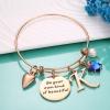 imageHidepoo Butterfly Charm Bracelets for Women Gifts  Rose Gold Initial Bracelet Jewelry for Women Butterfly Bracelets for Women Wife Mom Birthday GiftsM
