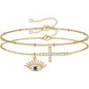 Cross Evil Eye&Satellite Chain