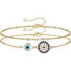 Two Evil Eye&Satellite Chain