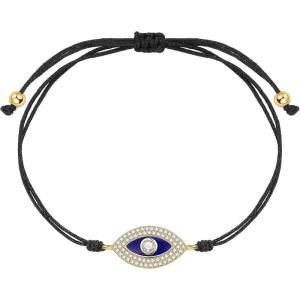 imageDainty Layered Evil Eye Bracelets for Women 14K Gold Filled Adjustable Bead Layering Bracelet Cute CZ Evil Eye Bar Coin Bracelet Gold Layered Paperclip Chain Bracelets for Women JewelryWeave Evil Eye