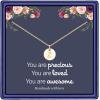 imageHidepoo Disc Initial Necklace Gifts for Girls 14K Gold FilledRose GoldS925 Sterling Silver Disc Initial Necklaces Tiny Initial Necklace Jewelry for Girls Teen Girls Birthday GiftsGold
