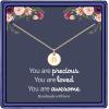 imageHidepoo Disc Initial Necklace Gifts for Girls 14K Gold FilledRose GoldS925 Sterling Silver Disc Initial Necklaces Tiny Initial Necklace Jewelry for Girls Teen Girls Birthday GiftsGold