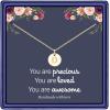 imageHidepoo Disc Initial Necklace Gifts for Girls 14K Gold FilledRose GoldS925 Sterling Silver Disc Initial Necklaces Tiny Initial Necklace Jewelry for Girls Teen Girls Birthday GiftsGold