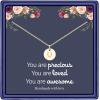 imageHidepoo Disc Initial Necklace Gifts for Girls 14K Gold FilledRose GoldS925 Sterling Silver Disc Initial Necklaces Tiny Initial Necklace Jewelry for Girls Teen Girls Birthday GiftsGold