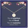 imageHidepoo Disc Initial Necklace Gifts for Girls 14K Gold FilledRose GoldS925 Sterling Silver Disc Initial Necklaces Tiny Initial Necklace Jewelry for Girls Teen Girls Birthday GiftsGold