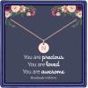 imageHidepoo Disc Initial Necklace Gifts for Girls 14K Gold FilledRose GoldS925 Sterling Silver Disc Initial Necklaces Tiny Initial Necklace Jewelry for Girls Teen Girls Birthday GiftsRose Gold