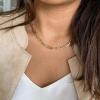 imageHidepoo Gold Layered Necklaces for Women 14K Gold Plated Dainty Coin Pendant Choker Necklace Herringbone Snake Necklace Paperclip Chain Layered Necklaces for Women Jewelry Gifts2 Layer Link ChainMoon Star Coin