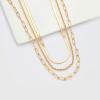 imageHidepoo Gold Layered Necklaces for Women 14K Gold Plated Dainty Coin Pendant Choker Necklace Herringbone Snake Necklace Paperclip Chain Layered Necklaces for Women Jewelry Gifts3 Layer Snake ChainRope ChainChunky Link Chain