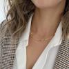 imageHidepoo Gold Layered Necklaces for Women 14K Gold Plated Dainty Coin Pendant Choker Necklace Herringbone Snake Necklace Paperclip Chain Layered Necklaces for Women Jewelry Gifts2 LayerSnake ChainChunky Link Chain