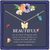 imageHidepoo Initial Butterfly Necklace for Girls Gifts 14K GoldSilverRose Gold Filled Dainty Butterfly Pendant Choker Necklace Initial Butterfly Necklace Birthday Gifts for GirlsGold