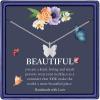 imageHidepoo Initial Butterfly Necklace for Girls Gifts 14K GoldSilverRose Gold Filled Dainty Butterfly Pendant Choker Necklace Initial Butterfly Necklace Birthday Gifts for GirlsSilver
