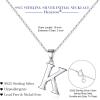 imageHidepoo S925 Sterling Silver Initial Necklaces for Girls Women Dainty Sterling Silver Initial Necklace for Women Girls Jewelry Birthday Gifts for Women GirlsK