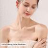 imageHidepoo S925 Sterling Silver Initial Necklaces for Girls Women Dainty Sterling Silver Initial Necklace for Women Girls Jewelry Birthday Gifts for Women GirlsZ