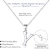 imageHidepoo S925 Sterling Silver Initial Necklaces for Girls Women Dainty Sterling Silver Initial Necklace for Women Girls Jewelry Birthday Gifts for Women GirlsY