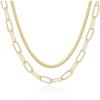 2 Layer-Snake Chain&Chunky Link Chain