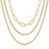 3 Layer-Chunky Link Chain&Snake Chain&Rope Chain