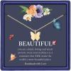 imageHidepoo Initial Butterfly Necklace for Girls Gifts 14K GoldSilverRose Gold Filled Dainty Butterfly Pendant Choker Necklace Initial Butterfly Necklace Birthday Gifts for GirlsGold