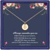 imageHidepoo Disc Initial Necklaces for Girls Women  14K GoldRose Gold Plated Disc Double Sided Engraved Hammered Initial Necklace Personalized Letter Pendant Initial Necklace Jewelry Gifts for GirlsGold