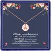 imageHidepoo Disc Initial Necklaces for Girls Women  14K GoldRose Gold Plated Disc Double Sided Engraved Hammered Initial Necklace Personalized Letter Pendant Initial Necklace Jewelry Gifts for GirlsRose Gold