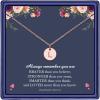 imageHidepoo Disc Initial Necklaces for Girls Women  14K GoldRose Gold Plated Disc Double Sided Engraved Hammered Initial Necklace Personalized Letter Pendant Initial Necklace Jewelry Gifts for GirlsRose Gold