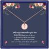 imageHidepoo Disc Initial Necklaces for Girls Women  14K GoldRose Gold Plated Disc Double Sided Engraved Hammered Initial Necklace Personalized Letter Pendant Initial Necklace Jewelry Gifts for GirlsRose Gold