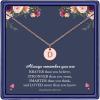 imageHidepoo Disc Initial Necklaces for Girls Women  14K GoldRose Gold Plated Disc Double Sided Engraved Hammered Initial Necklace Personalized Letter Pendant Initial Necklace Jewelry Gifts for GirlsRose Gold