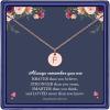 imageHidepoo Disc Initial Necklaces for Girls Women  14K GoldRose Gold Plated Disc Double Sided Engraved Hammered Initial Necklace Personalized Letter Pendant Initial Necklace Jewelry Gifts for GirlsRose Gold