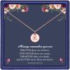 imageHidepoo Disc Initial Necklaces for Girls Women  14K GoldRose Gold Plated Disc Double Sided Engraved Hammered Initial Necklace Personalized Letter Pendant Initial Necklace Jewelry Gifts for GirlsRose Gold