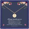 imageHidepoo Disc Initial Necklaces for Girls Women  14K GoldRose Gold Plated Disc Double Sided Engraved Hammered Initial Necklace Personalized Letter Pendant Initial Necklace Jewelry Gifts for GirlsGold