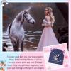 imageHidepoo Unicorn Necklace for Girls Gifts  14K White Gold Plated CZ Heart Pendant Unicorn Necklace Gifts Jewelry Letter Initial Unicorn Necklaces Unicorns Gifts Birthday Gifts for Girls Teen GirlsH