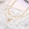 image:imageLayered Gold Coin Necklaces for Women 14K Gold Plated Coin Pendant Vintage Medallion Necklace Heart Crescent Rope Chain Herringbone Snake Cuban Paperclip Chain Coin Necklaces for Women Jewelry